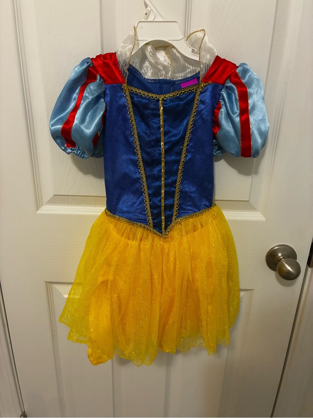 Classic Princess Dress-Up Costume in Blue, Red & Yellow